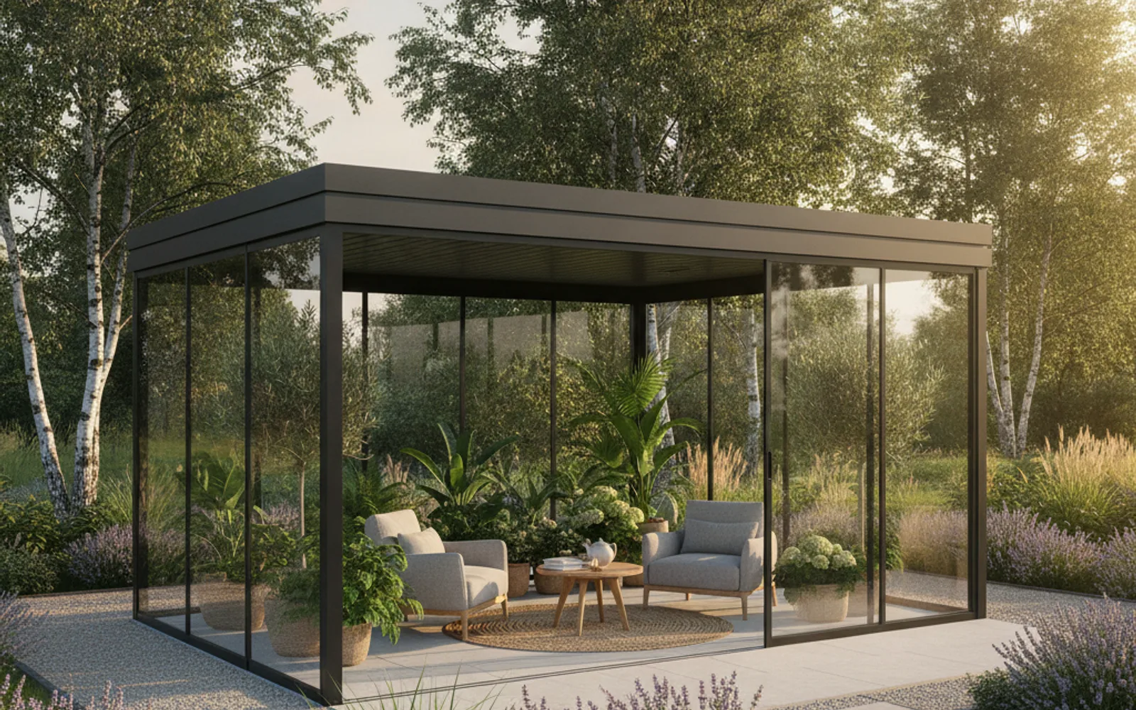 Sodo paviljonas — vizualizacija